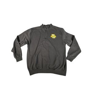 Marquette University Sweatshirt XL Blue Quarter Zip Stadium Athletics Fleece
